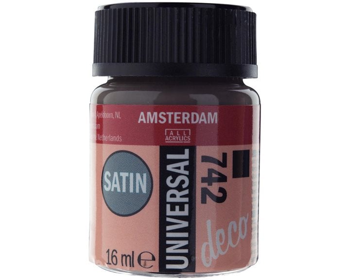 ΧΡΩΜΑ AMSTERDAM UNIVERSAL SATIN 16ml 742 STONE GREY