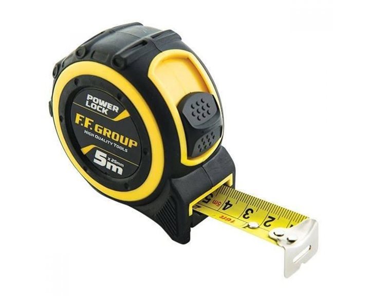 Μετροταινία F.F Group Power Lock 7.5m X25mm