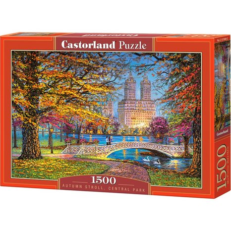 Παζλ Castorland 1500τεμ. Autumn Stroll Central Park 68x47 C-151844-2