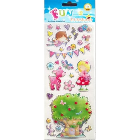Αυτοκόλλητα Fun Stickers Treehouse Friends 6099