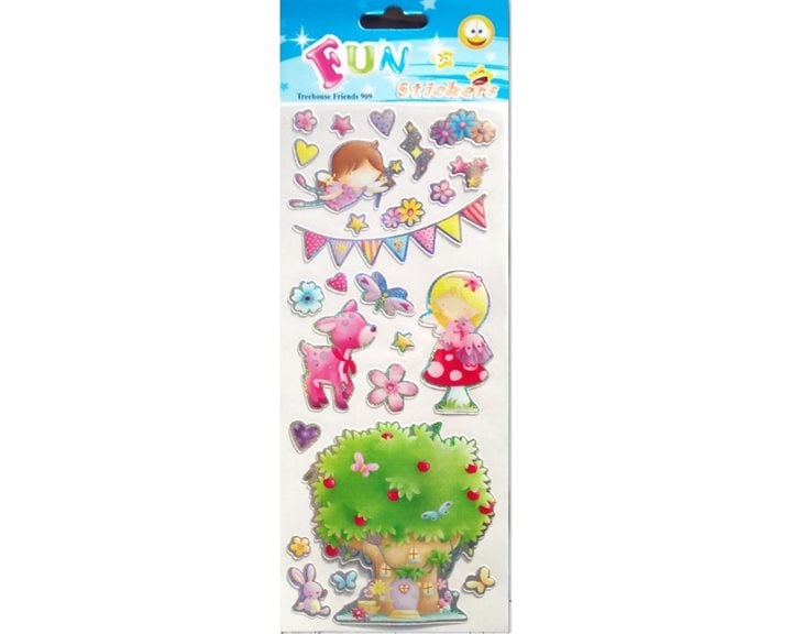 Αυτοκόλλητα Fun Stickers Treehouse Friends 6099