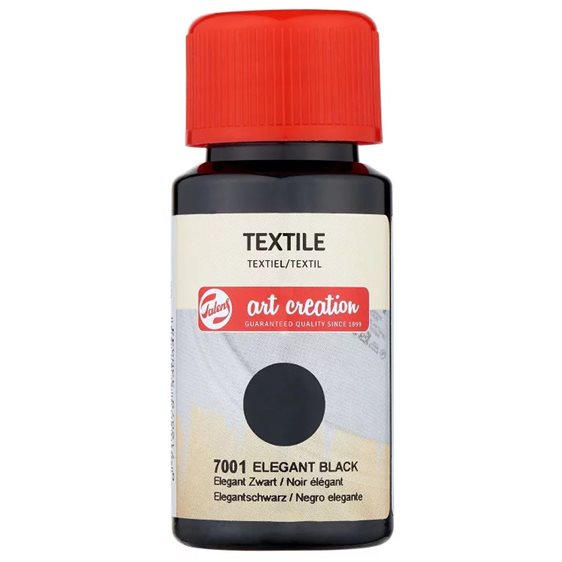 ΧΡΩΜΑ ART CREATION TEXTILE 50ml 7001 Elegant Black