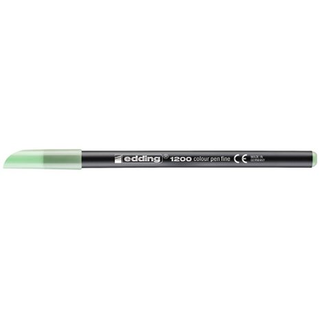 Μαρκαδόρος Edding 1200 Ανεξίτηλος Ψιλής Γραφής 0.5-1mm Pastel Πράσινο