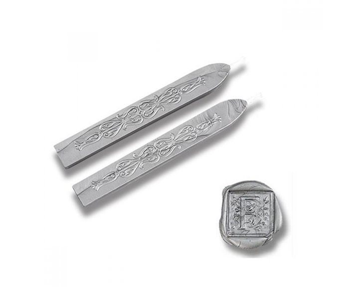 Βουλοκέρι 10cm Με Φυτίλι Antique Silver