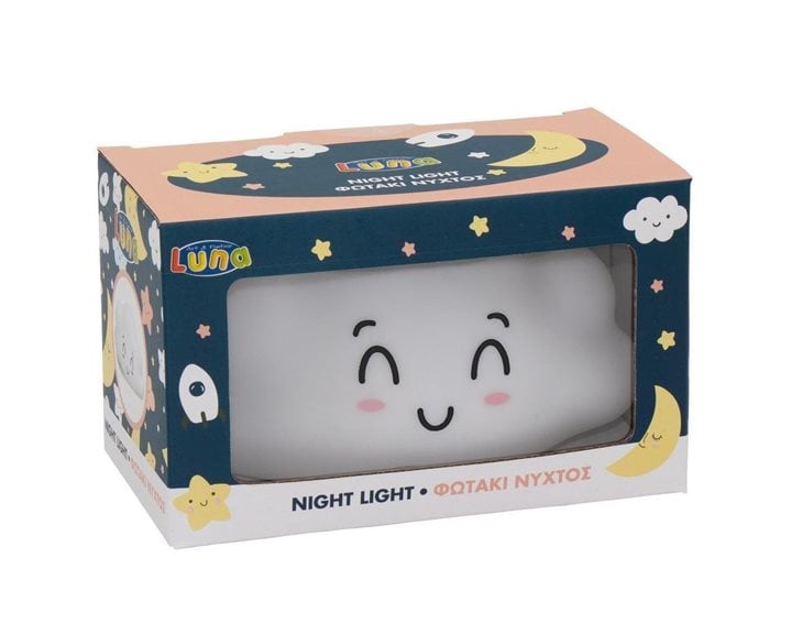 Φωτάκι Νυκτός Luna Συννεφάκι 16,3x8,6x10cm 621780