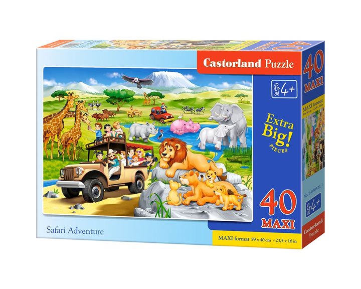Παζλ Castorland 40 Maxi Safari Adventure 59x40cm B-040322-1