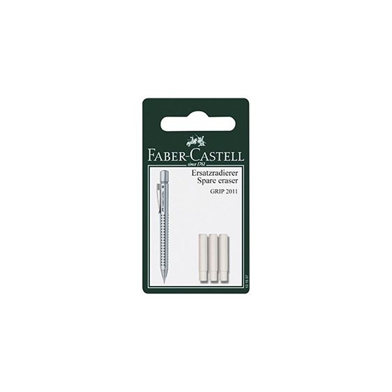 Γόμα Ανταλλακτικό Faber-Castell Συσκευασία 3τμχ Για 2011/2010