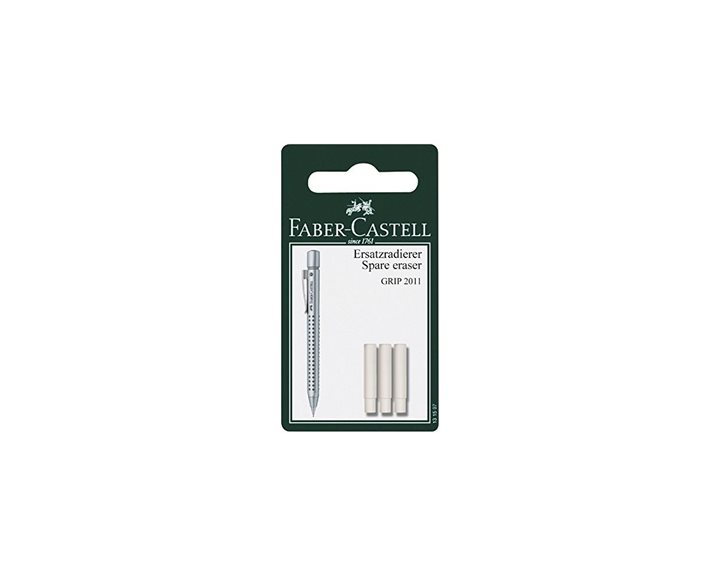 Γόμα Ανταλλακτικό Faber-Castell Συσκευασία 3τμχ Για 2011/2010