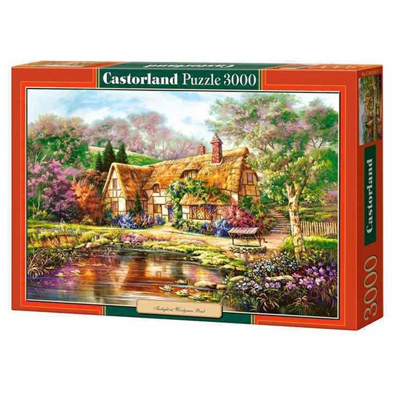 Παζλ Castorland 3000τεμ. Twilight at Woodgreen Pond 92x68 C-300365-2