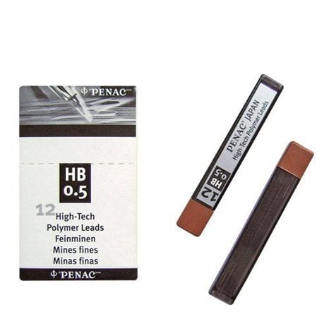 Ανταλλακτικές Μύτες Penac 0.5mm HB 12pcs