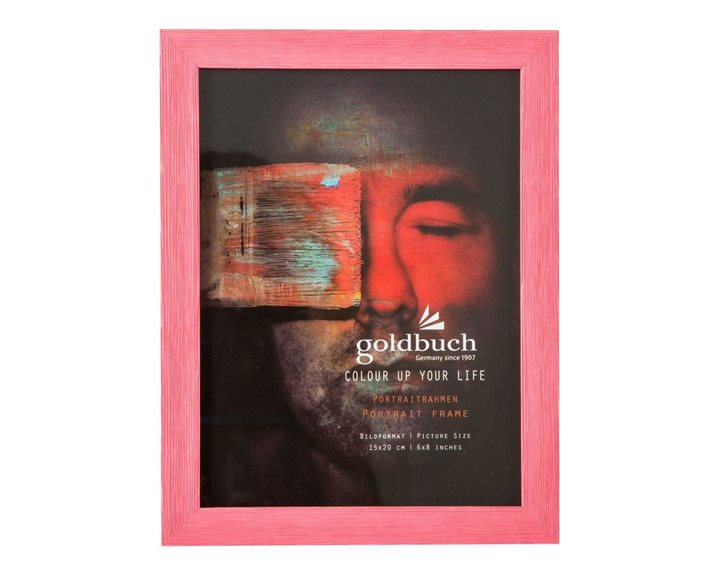 Κορνίζα Πλαστική 15χ20cm Ροζ Colour Up Your Life 910204
