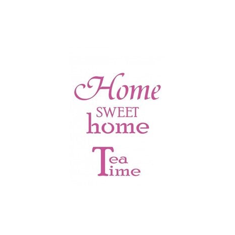 Craftistico Stencil A4 21X29,7 cm Home Sweet Home
