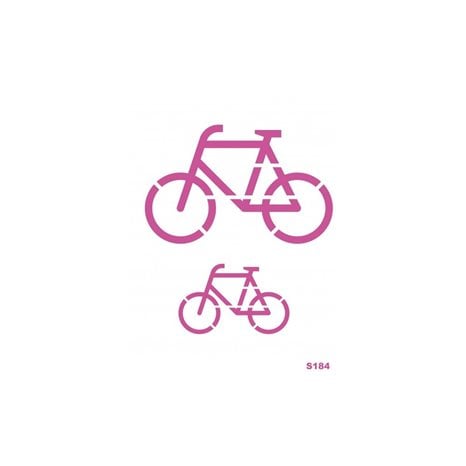 Craftistico Stencil A4 21X29,7 cm Ποδήλατο