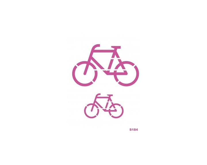 Craftistico Stencil A4 21X29,7 cm Ποδήλατο