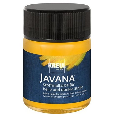 Kreul 50ml Javana Σκουρόχρωμο Ύφασμα Golden Yellow