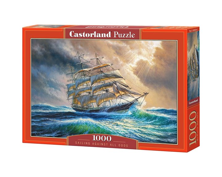 Παζλ Castorland 1000 τμχ.Sailing Against All Odds 68x47 C-104529-2