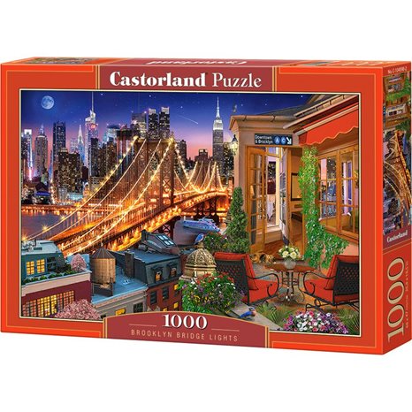 Παζλ Castorland 1000 τμχ. Brooklyn Bridge Lights 68x47 C-104598-2