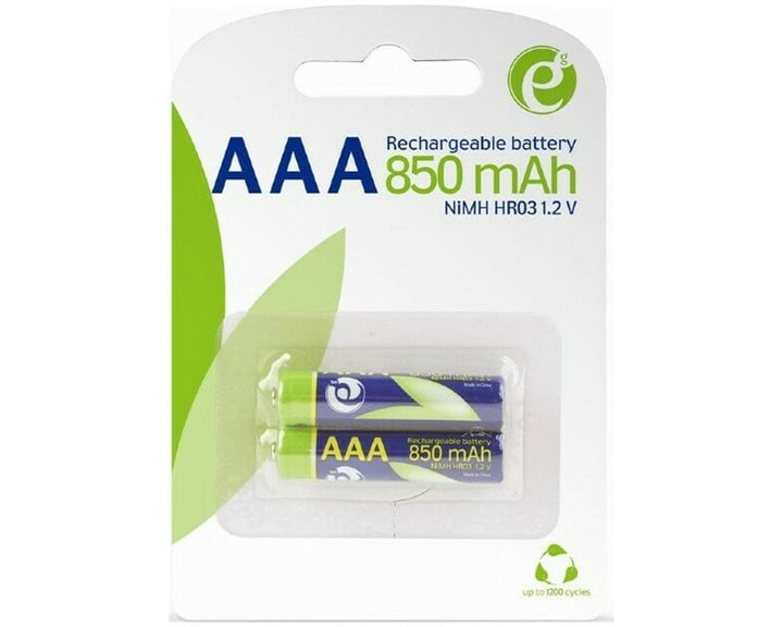 ENERGENIE READY TO USE RECHARGEABLE BATTERIES AAA 850MAH 2PCS/PACK