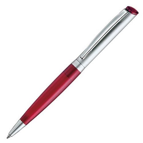 Στυλό/Σφραγίδα Heri Diagonal Color 6041M Κόκκινο-Ασημί