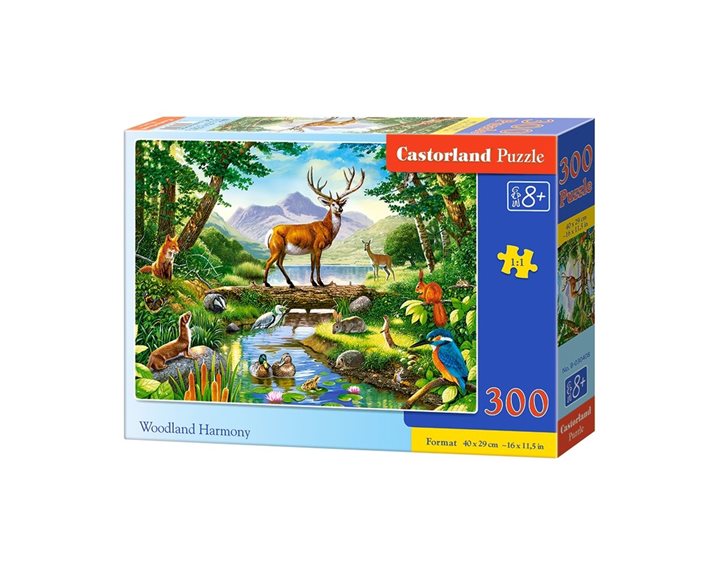 Παζλ Castorland 300τμχ 40x29cm Woodland Harmony