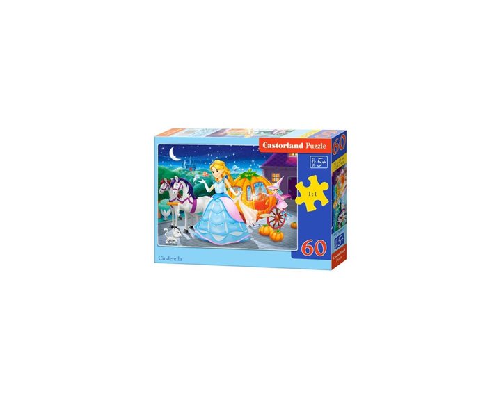 Παζλ Castorland 60 τμχ. Cinderella 32x23cm B-06908