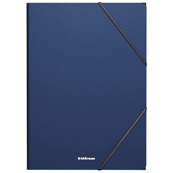 Ντοσιέ Λάστιχο ErichKrause Α4 Matt Classic Blue 53322