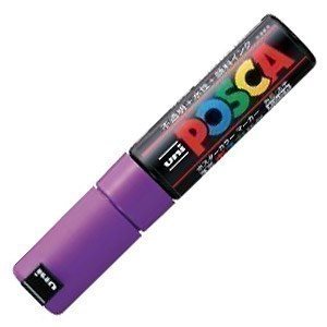 Μαρκαδόρος Uni Posca PC-8K Μωβ