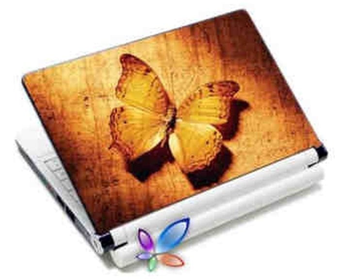 LAMTECH 9.2'-12.4' LAPTOP SKIN ORANGE BUTTERFLY