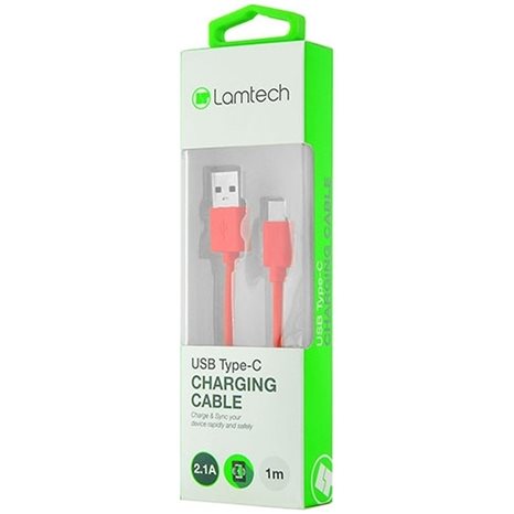 Lamtech Datacable Type C 1m Red