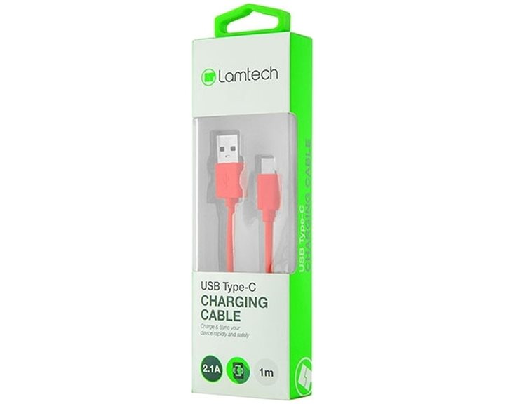 Lamtech Datacable Type C 1m Red