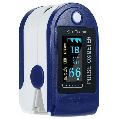 LAMTECH PULSE OXIMETER BLUE/WHITE