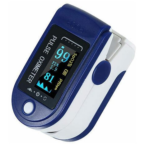LAMTECH PULSE OXIMETER BLUE/WHITE