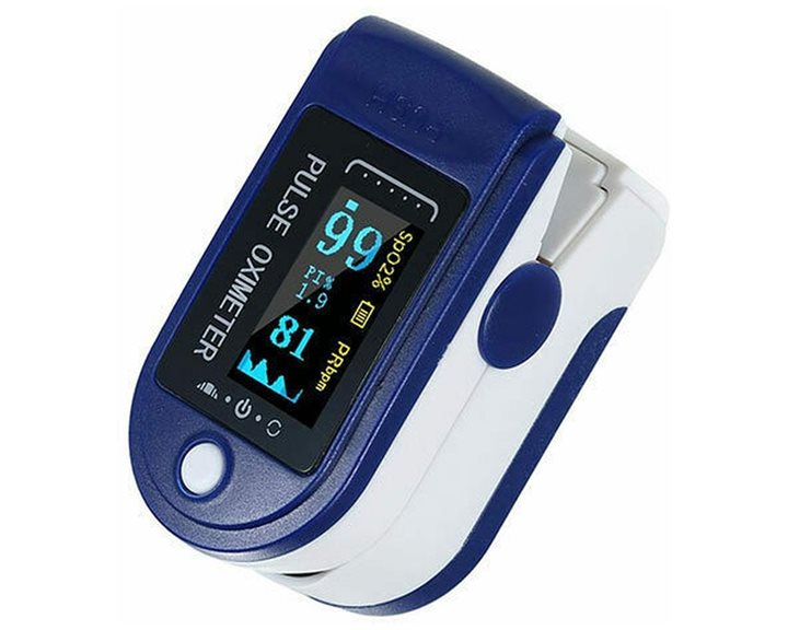LAMTECH PULSE OXIMETER BLUE/WHITE