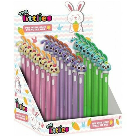 Στυλό Με Spin The Littlies Με Φως LED Λαγουδάκι 646881