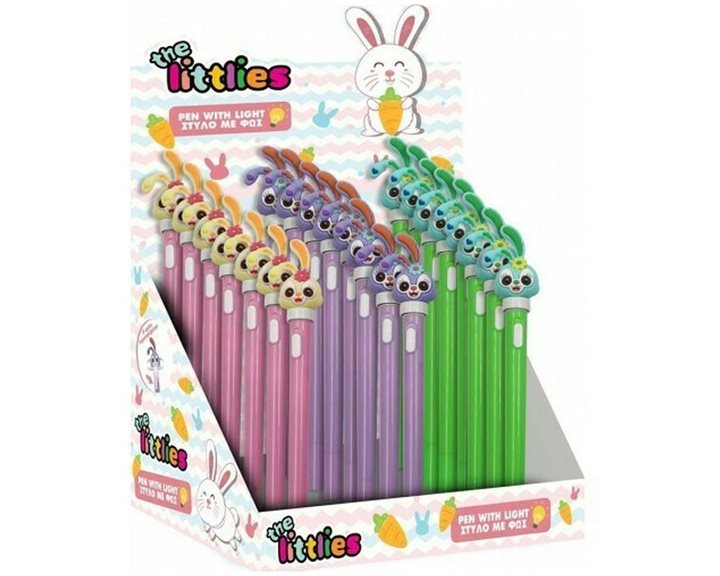 Στυλό Με Spin The Littlies Με Φως LED Λαγουδάκι 646881
