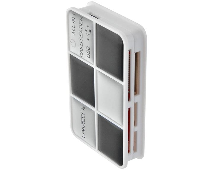 LAMTECH MULTI CARD READER BLACK SILVER