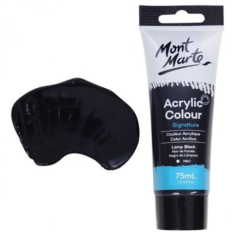 Ακρυλικό Mont Marte 75ml Studio Acrylic 32 Lamp Black