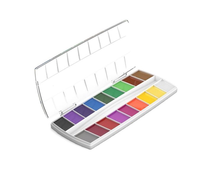 Νερομπογιές-Watercolors ArtBerry Premium with UV Protection 18 χρώματα 41736