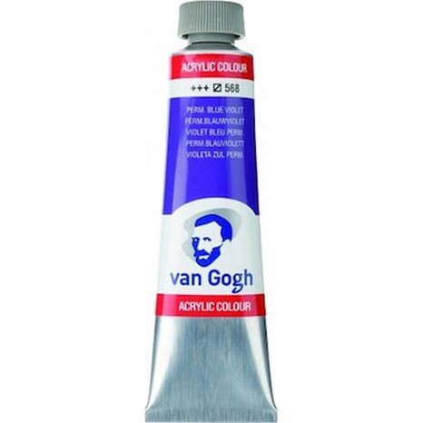 Ακρυλικό Χρώμα Talens Van Gogh 40ml PERM. BLUE VIOLOET Ν.568