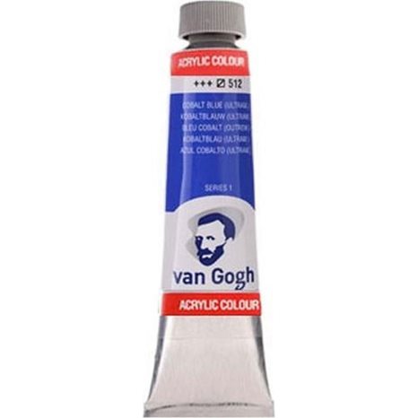 Ακρυλικό Χρώμα Talens Van Gogh 40ml Cobalt Blue Ν.512