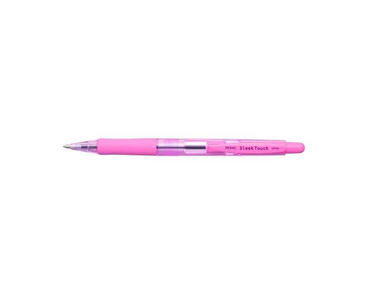 Στυλό Penac Sleek Touch 1.0mm Μπλε Γραφή Pastel Colors Ροζ