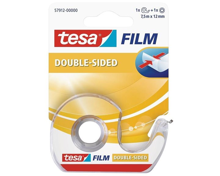 Ταινία Διπλής Όψης Tesa με Βάση 7,5m x12mm