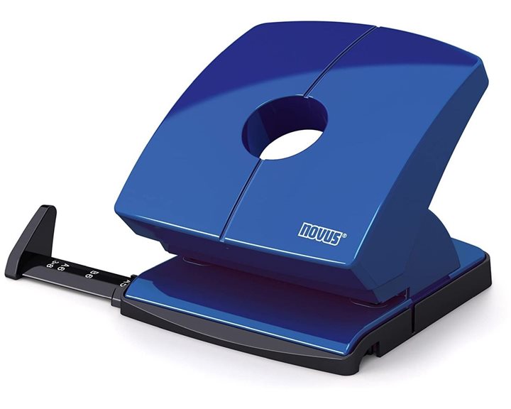 Περφορατέρ Novus B230 30φυλλων Metal Μπλέ