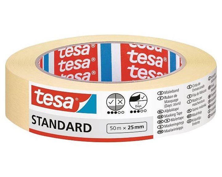 Ταινία Μασκαρίσματος Tesa Standard Μπεζ 25mmX50m