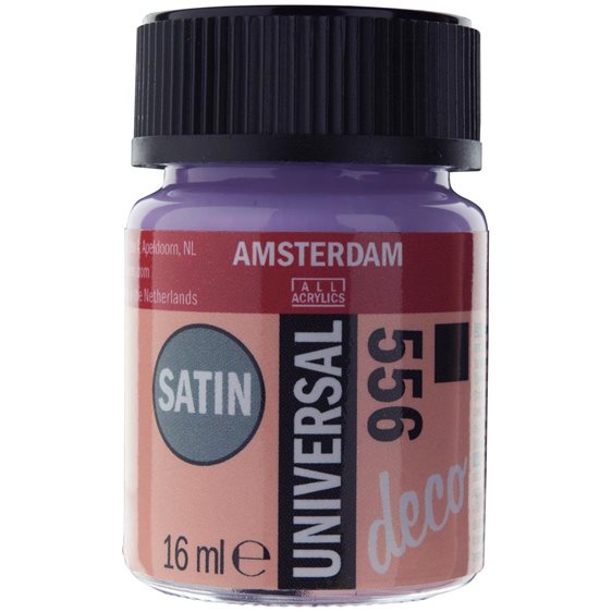 ΧΡΩΜΑ AMSTERDAM UNIVERSAL SATIN 16ML 556 LILAC
