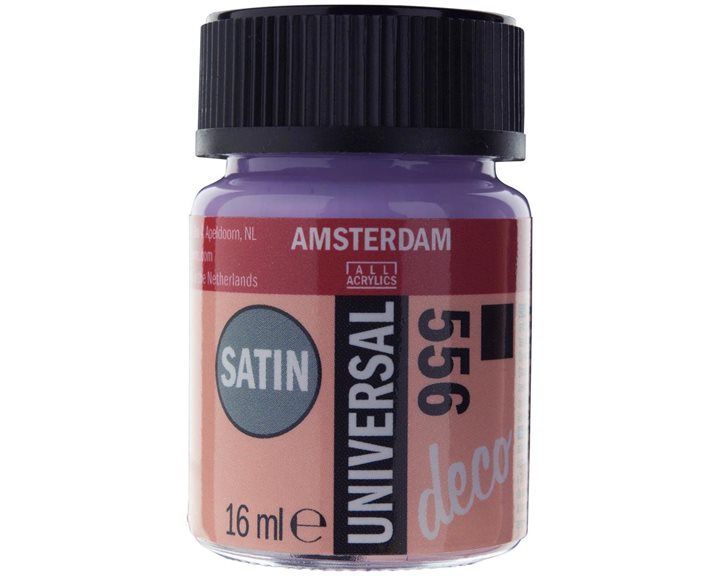 ΧΡΩΜΑ AMSTERDAM UNIVERSAL SATIN 16ML 556 LILAC