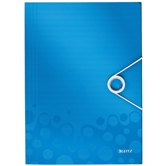 Ντοσιέ A4 Leitz PP Με Λάστιχο Blue 4599-00-36