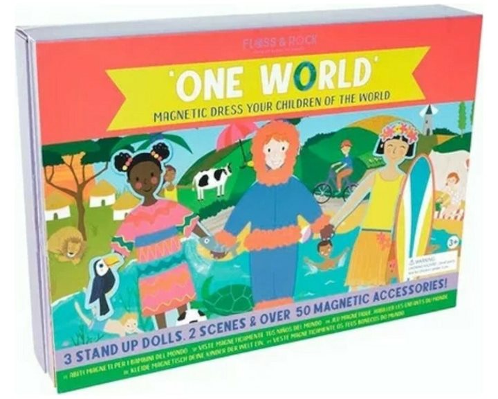 Μαγνητικό Κούτι Floss & Rock One World Dress Up Characters 43P6379