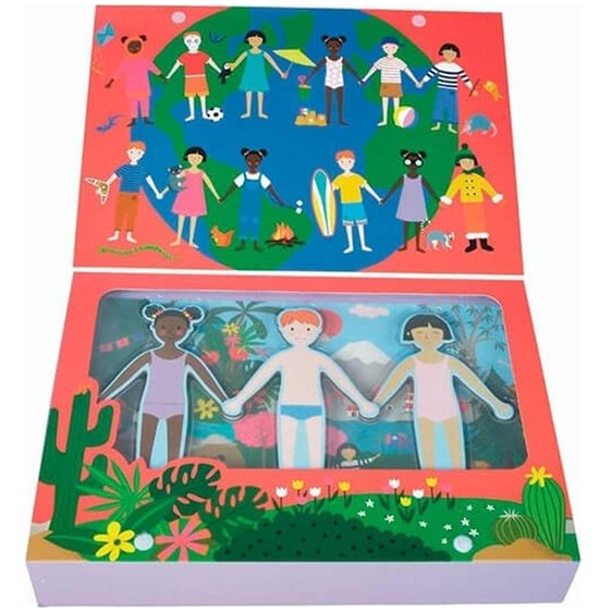 Μαγνητικό Κούτι Floss & Rock One World Dress Up Characters 43P6379