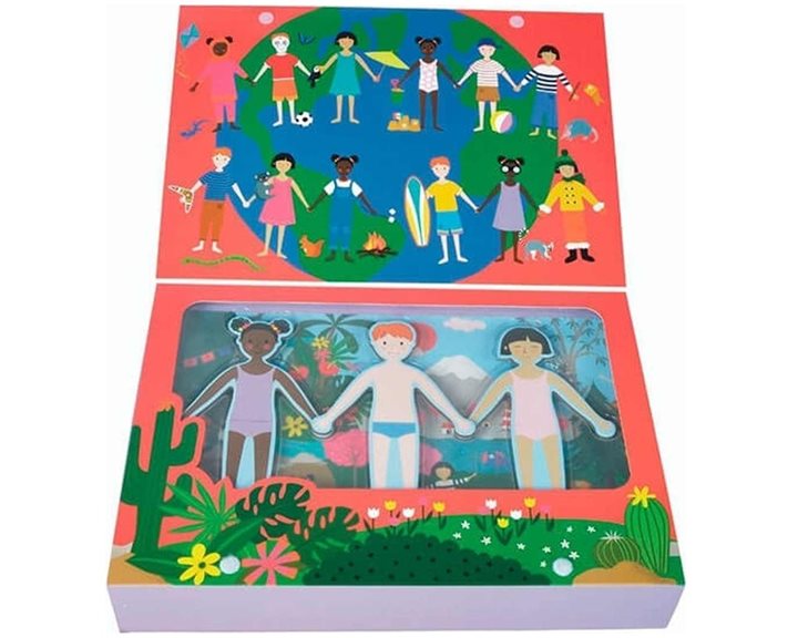 Μαγνητικό Κούτι Floss & Rock One World Dress Up Characters 43P6379